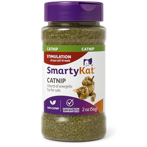 SmartyKat Natural Catnip Resealable Shaker Bottle 2 oz