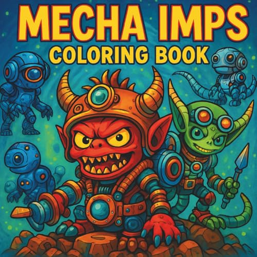Cover of Mecha Imps: Colouring Book