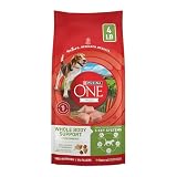 Purina ONE Plus Whole Body Support with Chicken Dry Dog Food, 4 lb Bag | High protein kibble and meaty shreds with proactive nutrition for digestion, mobility, immunity, bones and heart