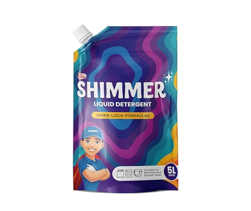 Liquid Detergent - 5L Pack | Non Toxic & Eco Friendly | Top Load & Front Load Expert | Removes Tough Stains | French Lavender Fragrance | Upgrade from