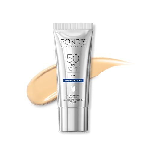 POND'S Anti-Blue Light UV Miracle | Tinted SPF 50 PA ++++ & DPF - Digital Protection Factor| Ultimate Skin Protection, 50g