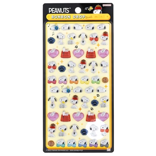 ボンボンドロップシール ミニ スヌーピー たくさん