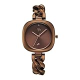 Fastrack Vyb Spotlight Quartz Analog Coffee Brown Dial Coffee Brown Alloy Strap Watch