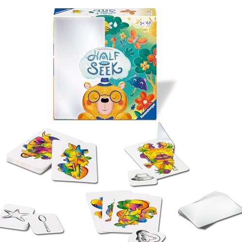 Ravensburger Half and Seek Game – Fun Hidden Objects Game for Kids Age 5 Years