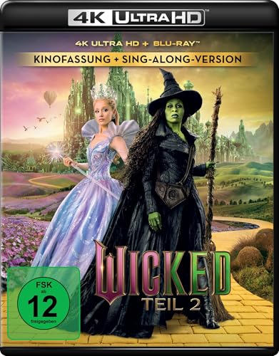 🔥 STARKER PREIS (-33%) Wicked: Teil 2 (4K Ultra HD) (+ Blu-ray)
