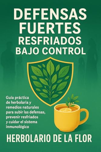 Portada de Defensas Fuertes, Resfriados Bajo Control: Guía práctica de herbolaria y remedios naturales para subir las defensas, prevenir resfriados y cuidar el sistema ... natural, guía práctica y segura nº 4) eBook : de la Flor, Herbolario