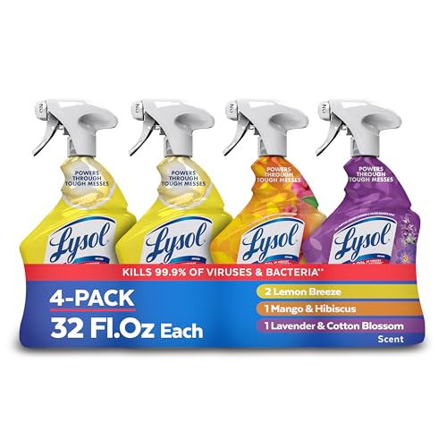 Lysol All-Purpose Disinfecting Cleaner Spray Assorted 32 oz 4-Pack