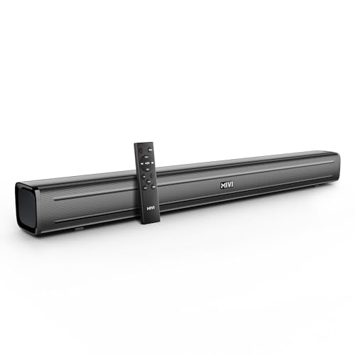 Mivi Nex 90 Wireless Bluetooth Soundbar[New Launch], 90W Soundbar, 2.2 Channel, Nex PowerStage Technology, Bluetooth v5.1, Signature Sound, Deep Bass,