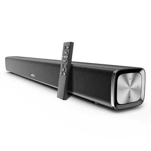 Mivi Nex 70 [New Launch] Wireless Bluetooth Soundbar, 70W Soundbar, 2,2 Channel Nex PowerStage Technology, Bluetooth v5.1, Signature Sound, Deep Bass,