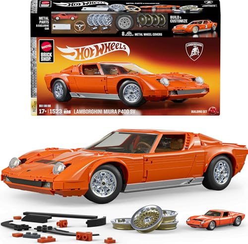 (-11%) Mattel Brick Shop Hot Wheels Lamborghini Miura P400 SV Baukasten