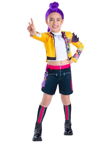 Rubies Official Netflix K-Pop Demon Hunters Rumi Child Costume, Kids Fancy Dress, Size Age 7-8 Years
