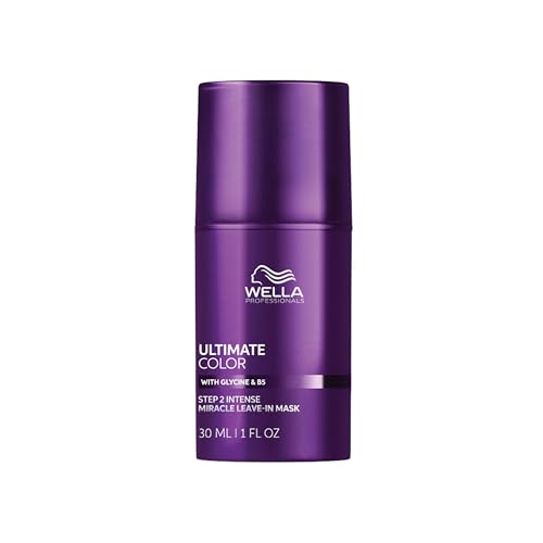 (-39%) Wella Professionals Ultimate Color Miracle Leave-In Mask – 3-in-1 Haarpflege ohne Ausspülen für coloriertes Haar – Feuchtigkeit, Anti-Haarbruch & Glanz – Schritt 2 – 30 ml