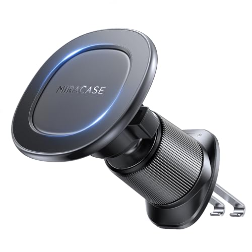 (-15%) Miracase Handyhalterung Auto Lüftung for Magsafe,[2026 Stromlinienförmiges Design & 20*N52 Magnet] Magnetische Autohalterung Halterung Handy Kfz Zubehör,Kompatibel mit iPhone 17 16 15 14 13 12 Pro Max