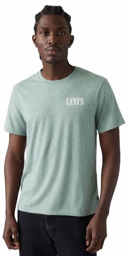 (-32%) Levi's Graphic Crewneck Tee Ssnl Serif Stormy S