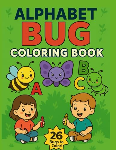 Bug Alphabet Coloring Book cover