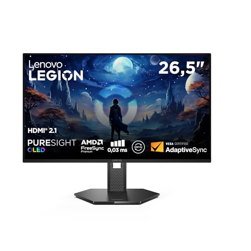 (-24%) Lenovo Legion 27Q-10 OLED | 26.5 Zoll QHD Gaming Monitor | 240 Hz | 0.03ms