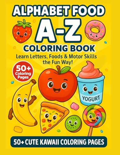 Alphabet Food A-Z Coloring & Activity cover