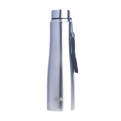 Clazkit Optimus Pro Classic Stainless Steel Water Bottle 1000ml |ISI Certified| Leakproof, Rust-Free, BPA-Free, Durable for College, Fridge, Sports, G