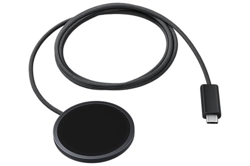 (-44%) Samsung Magnet Wireless Charger 25 Watt EP-P2900B für Smartphones und kompatible Ladecases verschiedener Hersteller, Qi2-Support, Schwarz