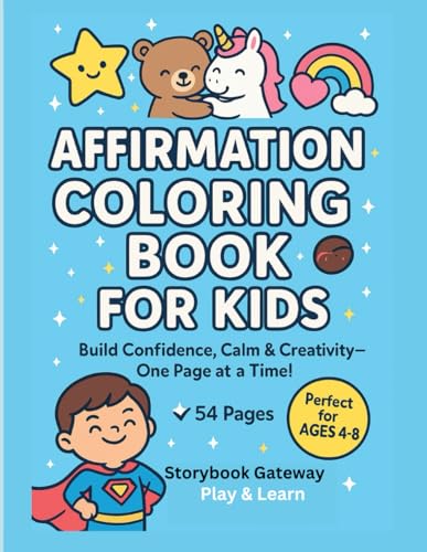 I Am Amazing! Affirmations Coloring Book cover