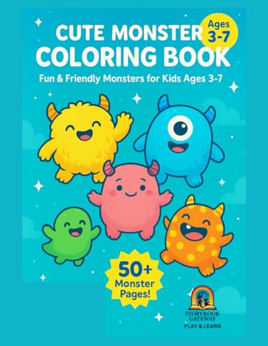 Monster Coloring Book cover