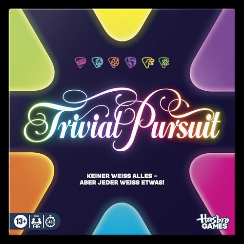 (-31%) Trivial Pursuit Brettspiel (2026) | aktualisierte Features, Gemeinschafts- und Team-Optionen | unterhaltsame Quiz-Partyspiele | 1 bis 6 oder mehr Spieler | 45 Min. | ab 13 Jahren - Deutsche Version