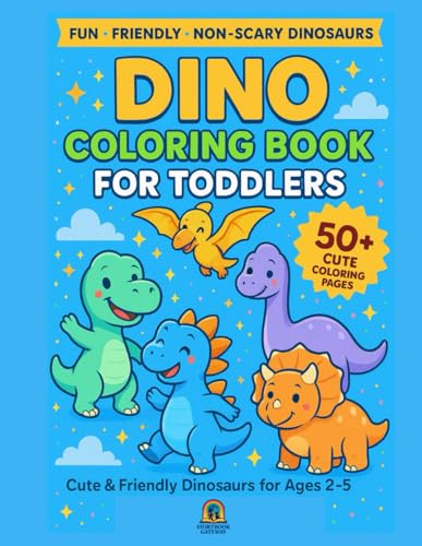 Dino Coloring Book for Toddlers cover