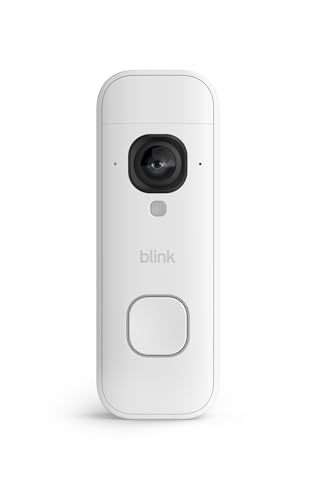 🔥 SELTEN SO GÜNSTIG (-50%) Blink Videotürklingel 2K+ (Batterie, neueste Gen.) | Kopf-bis-Fuß-Aufnahme | 2K | IP65 | Lange Batterielaufzeit | Erforderliches Sync-Modul nicht enthalten – Erweiterung (weiß)
