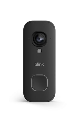 🔥 SELTEN SO GÜNSTIG (-50%) Blink Videotürklingel 2K+ (festverdrahtet, neueste Gen.) | Kopf-bis-Fuß-Aufnahme in 2K | Konstante Stromversorgung | Optimiertes Audio | IP65 | Inkl. 30 Tage Testphase für Blink-Abonnement | Schwarz
