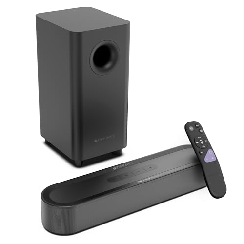 ZEBRONICS 2026 Launch 140W Soundbar with 13.3cm subwoofer, Dual Drivers, Dolby Audio, Bluetooth v5.4, ARC, USB, Optical in, AUX, LED Display, Volume &
