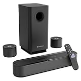Zebronics 380W Soundbar with Dolby Audio 51 Channel Surround 1333cm Subwoofer Dual Rear Satellites Bluetooth v54 HDMI ARC Optical in AUX USB Juke Bar 9300C