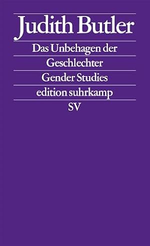 Das Unbehagen der Geschlechter Judith Butler