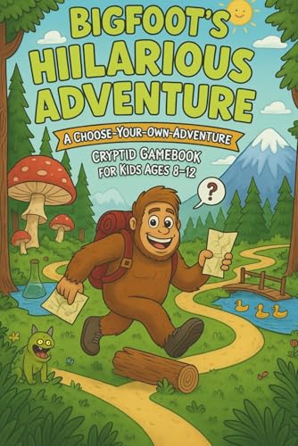 Cover of Bigfoot's Hilarious Adventure: A Choose Your Own Adventure Cryptid Game Book for Kids Ages 8–12