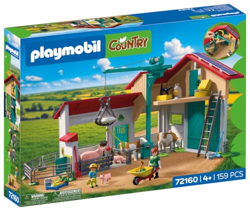 (-26%) PLAYMOBIL | Country | Großer Bauernhof | Spielset mit Ladekran, Ställen, vielen Tieren & reichlich Zubehör | Für Kinder ab 4 Jahren | 72160