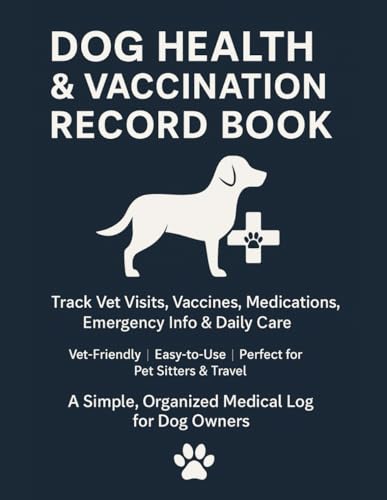 Dog Health and Vaccination Record cover