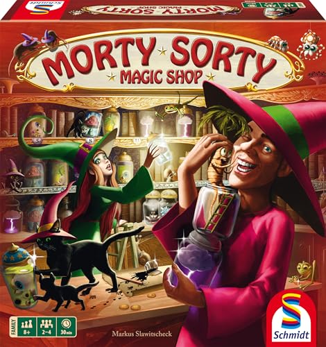 (-25%) Schmidt Spiele 49468 Morty Sorty, Magic Shop, Famileinspiel, Strategiespiel, Blau, Grün, Gelb