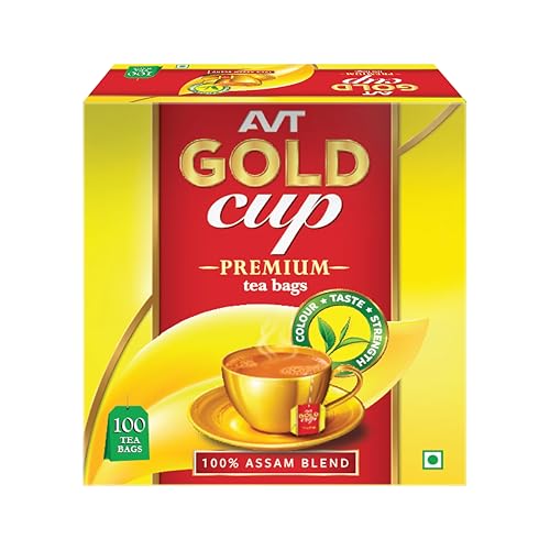 GOLD CUP TEA BAG 100 NOS | 100% Assam Blend. Aromatic Black Tea for Everyday Refreshment