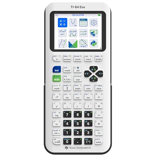 Ti 84 Evo Graphing Calculator Or Intuitive Icon Based Homescreen USB