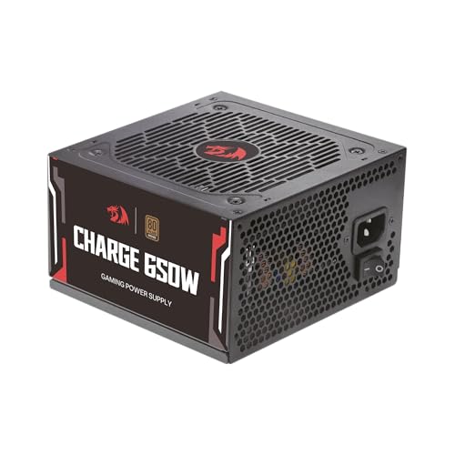 Fonte Redragon Charge 650W, 80 Plus Bronze, Capacitores Japoneses, PFC Ativo, FRC-650
