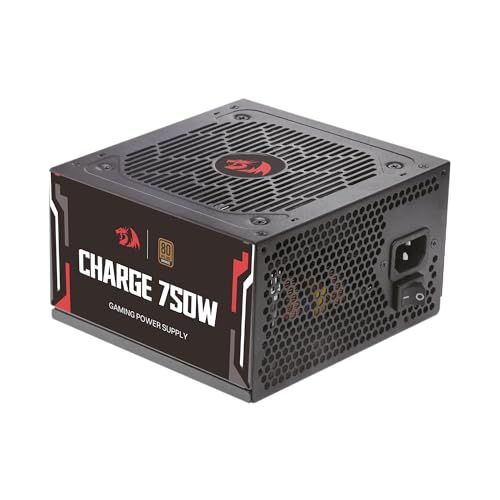Fonte de Alimentação Redragon Charge 750W ATX, 80 Plus Bronze, PFC Ativo, Preto, FRC-750