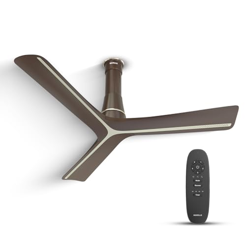 Havells Inveno LX 1200 mm BLDC Ceiling Fan|ABS Aerodyanamic Blades|Telescopic Canopy|Timer, Breeze,Sleep,MOP Modes|Reverse Feature|100% Copper Wire Mo