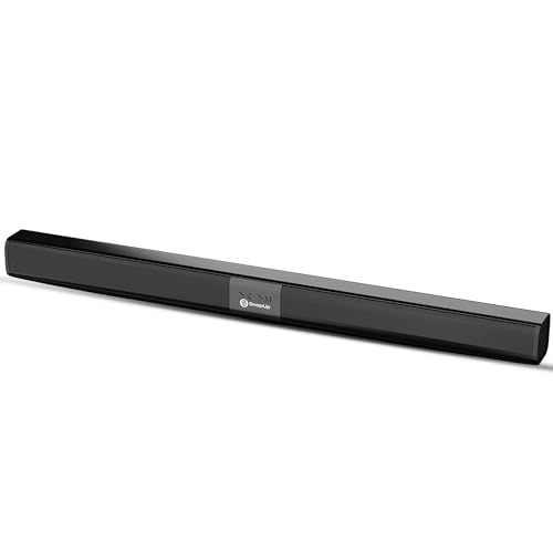 SnapUp Boom Max 40W Soundbar, with up to 6Hrs Non Stop Music, Sound Bar for Television and Multi Compatibility, Deep Bass Powerful Sound - Premium Bla