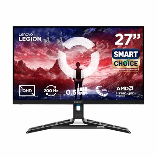 Lenovo Legion {Smartchoice} R27qe Gen 2 | 27" (68.58cm) QHD IPS 200Hz Gaming Monitor |