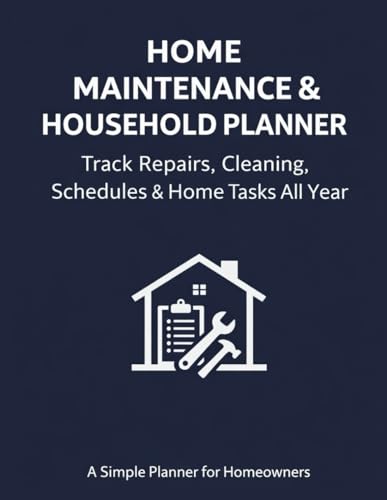 Home Maintenance and Household Planner cover