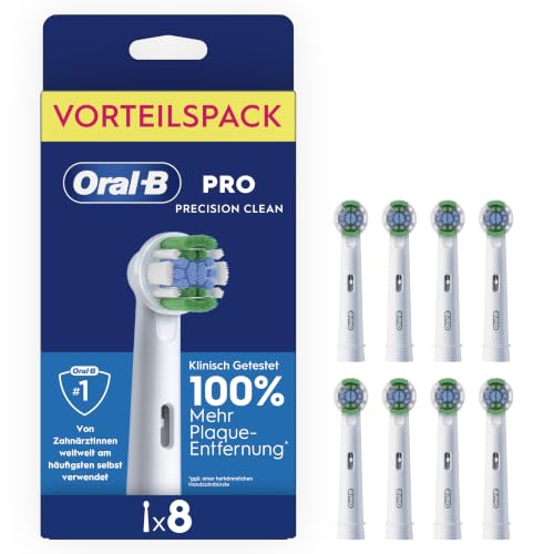 (-24%) Oral-B Aufsteckbürsten PRO Precision Clean, Weiß, 8 Stück