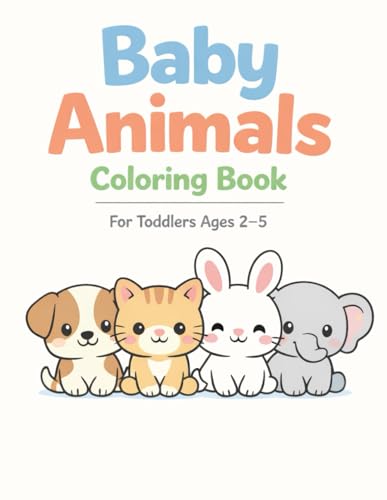 Baby Animals Coloring Book cover