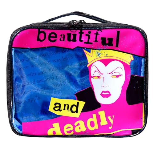 Wet n Wild x Disney Villains Makeup Bag, Portable Cosmetic Travel Organizer & Pouch, Zippered Case - Evil Queen Inspired Design