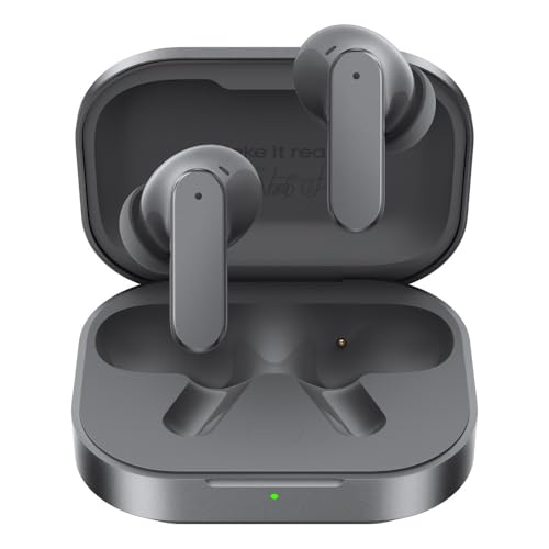 realme Buds Air 8,11mm+6mm Dual Dynamic Bass Drivers,58Hrs Playtime, 55dB ANC,6 Mic ENC, 45ms Low Latency, 360° Spatial Audio, Hi-Res LHDC, IP55 Dust 