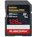 SanDisk 128GB Extreme PRO SD UHS-I Card (250MB/s)