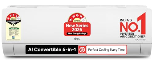 Get 54% Off LG 1 Ton 4 Star Dual Inverter Split AC at ₹31,490 (₹68,990 MRP)